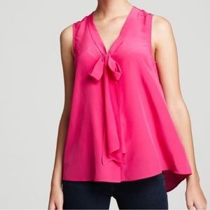 Size S Pink Lilly Pulitzer Silk Top